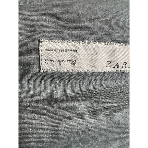 Zara Wool Vest Dark Academia Grunge Goth Plaid Patchwork Size Small.    N - Picture 5 of 6